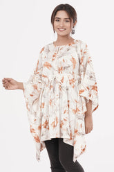 Women's Kaftan (Brown Print)